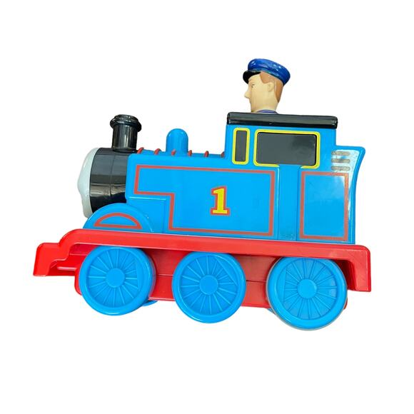 Thomas Train Engine Friction Push N Go Toy & Conductor 2007 Hit Toy Toddler Work - Picture 1 of 11